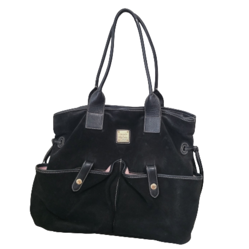 Dooney & Bourke Large Suede Shoulder Bag